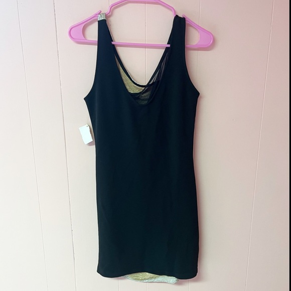 Gold and Black Dress - Picture 2 of 2